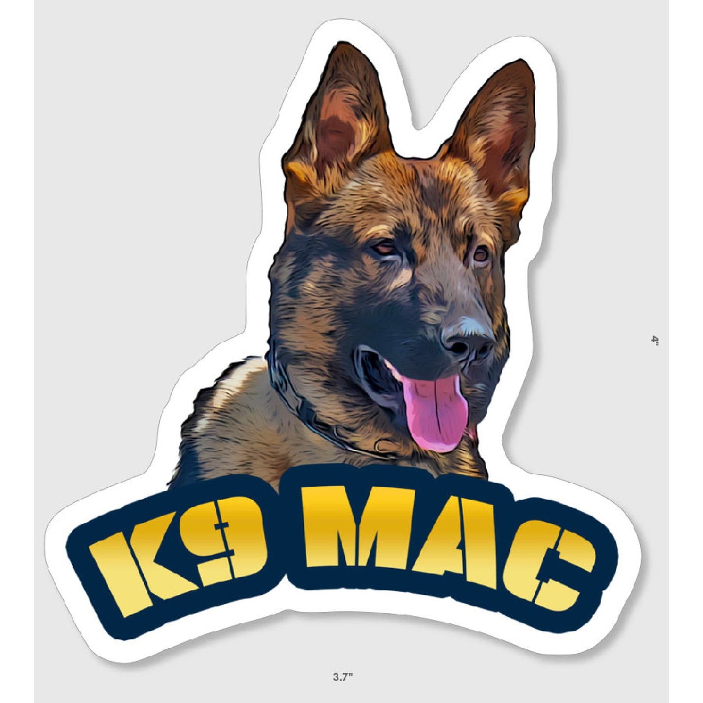 K9 Stickers - Custom K9 Unit Stickers for K9 Unit, SAR, Police Dog, Law Enforcement & Working Dogs