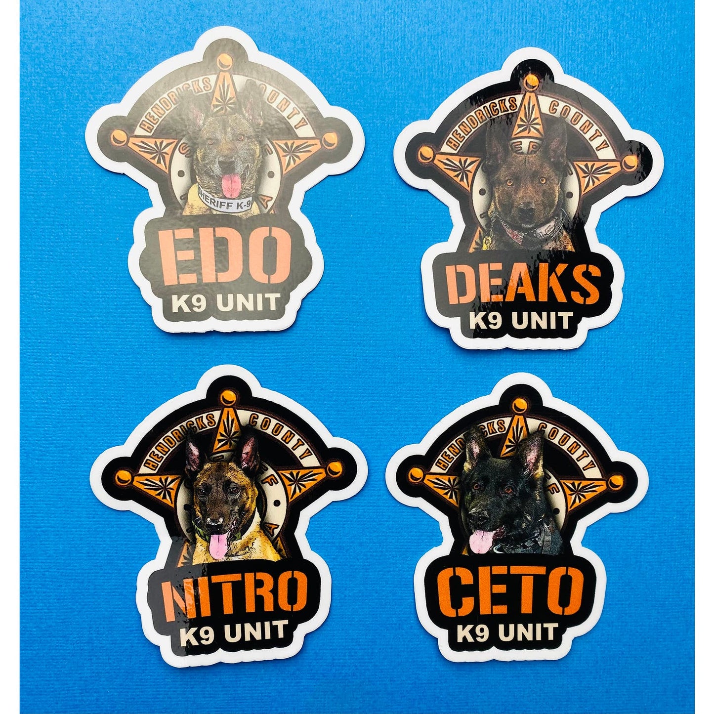 K9 Stickers - Custom K9 Unit Stickers for K9 Unit, SAR, Police Dog, Law Enforcement & Working Dogs