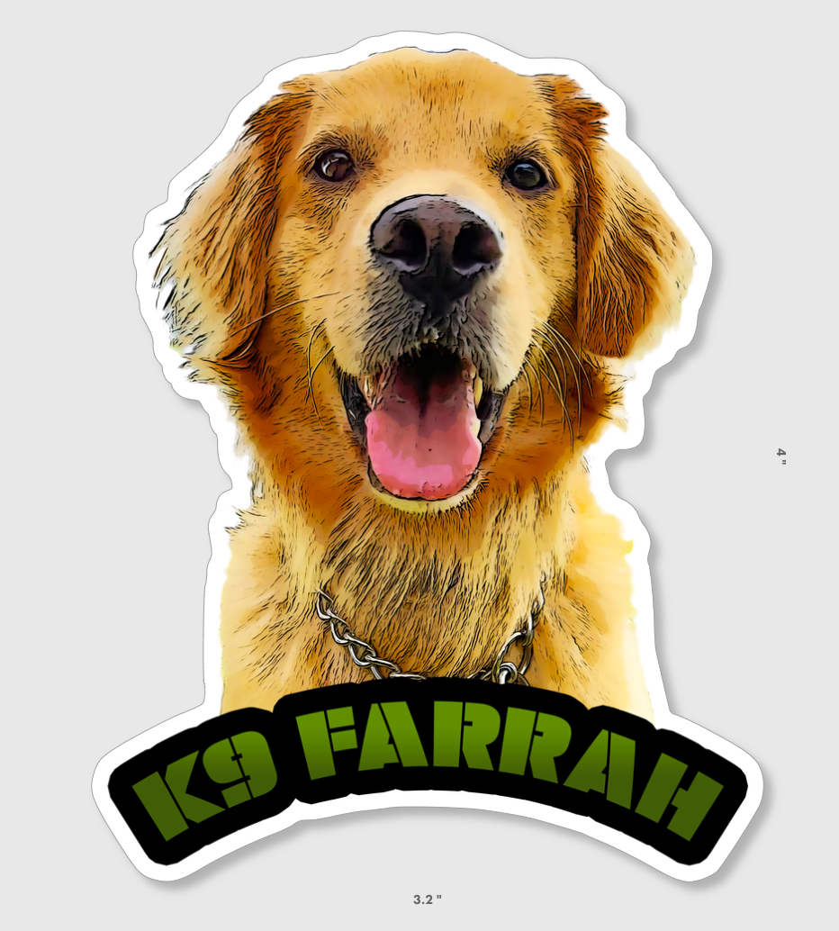 K9 Stickers - Custom K9 Unit Stickers for K9 Unit, SAR, Police Dog, Law Enforcement & Working Dogs