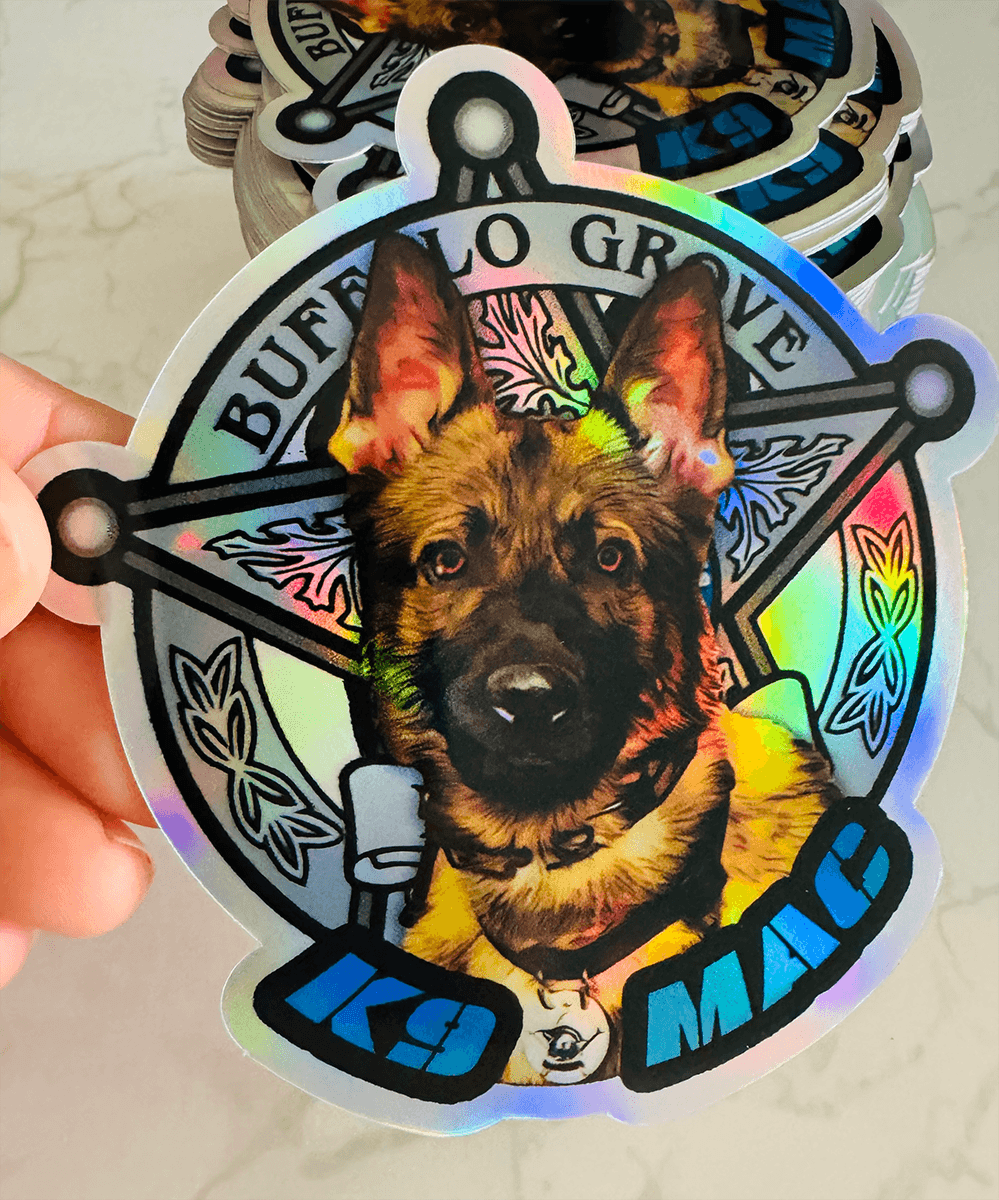 K9 Stickers - Custom K9 Unit Stickers for K9 Unit, SAR, Police Dog, Law Enforcement & Working Dogs