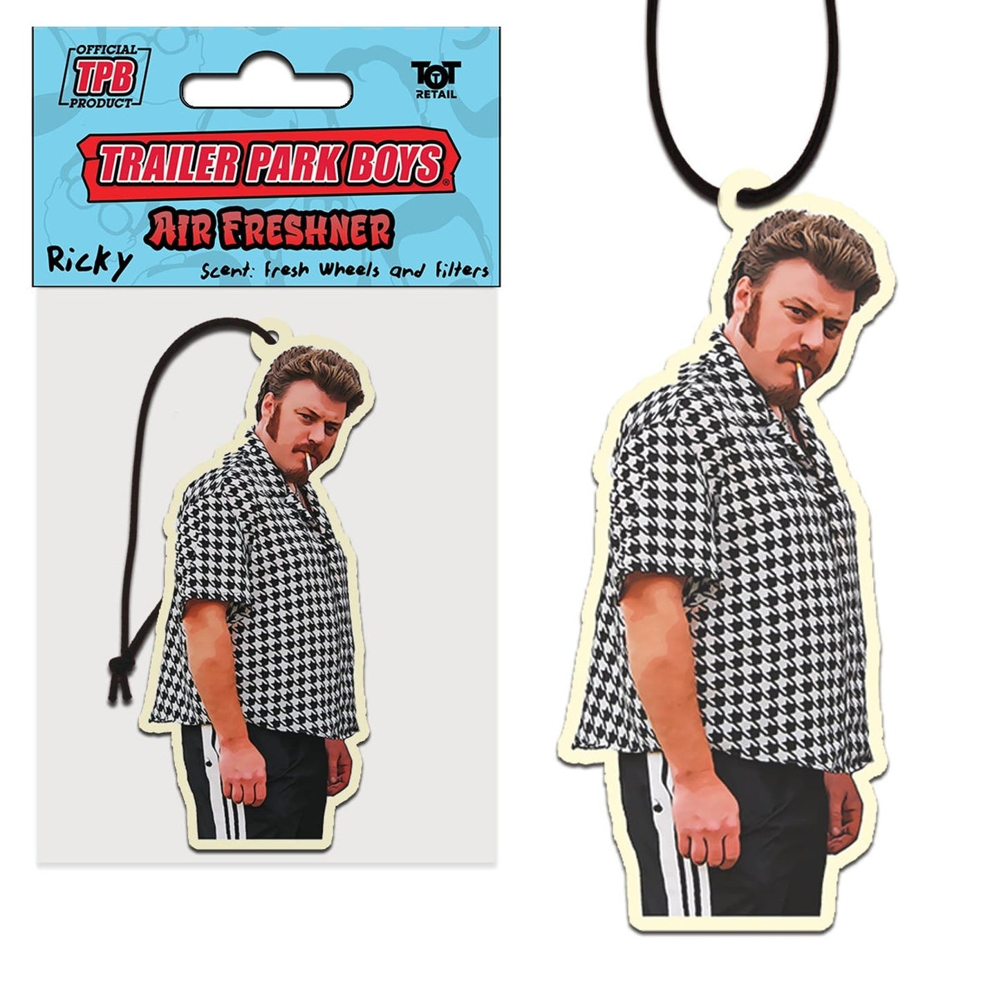 Trailer Park Boys Funny Car Air Freshener 3 Pack w Bubbles, Ricky, Julian | Officially Licensed Hanging Car Air Fresheners