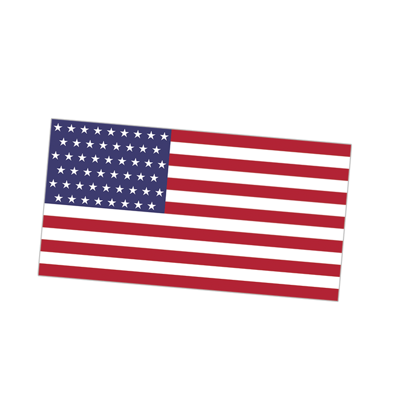 American Flag Sticker