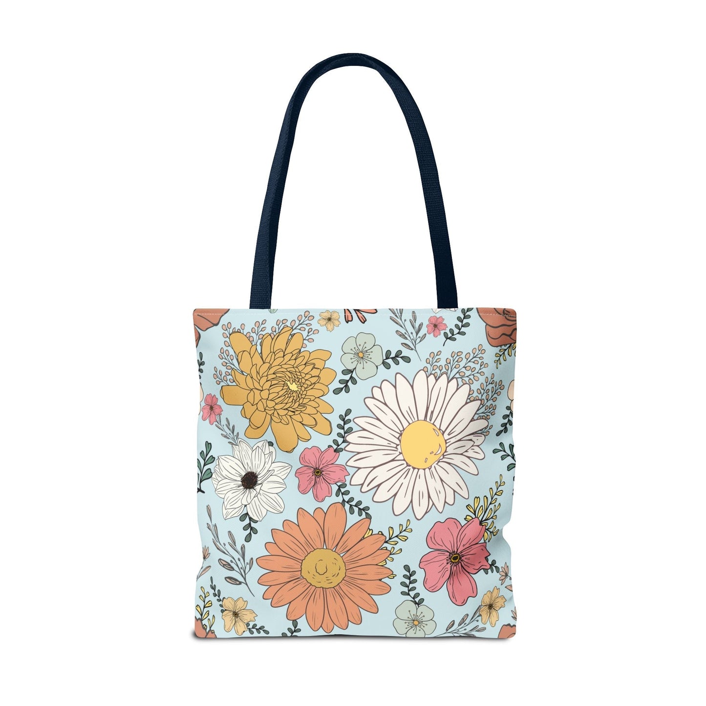 Rage Consumes Me Tote Bag with Flowers and Sheep