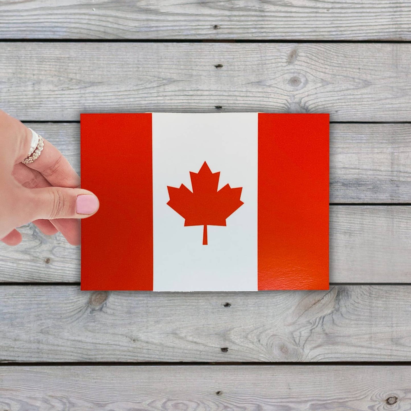 Canadian Flag Sticker