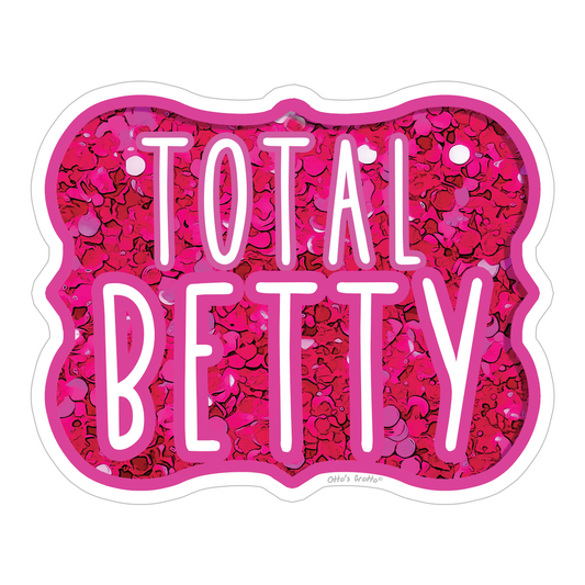 Total Betty 90s sticker