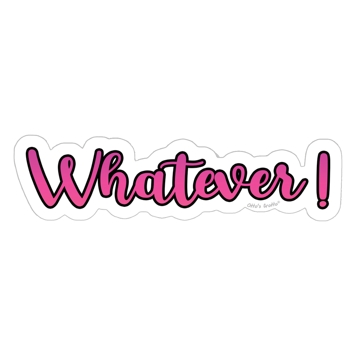 Whatever sticker, funny stickers, stickers for laptop, stickers for book, 90s stickers, water bottle stickers, aesthetic