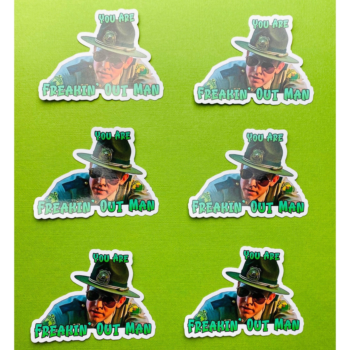 Super Troopers Rabbit Sticker Freakin' Out Man | Officially Licensed Super Troopers | Funny Highway Patrol Police Officer Sticker Humor - Ottos Grotto :: Stickers For Your Stuff