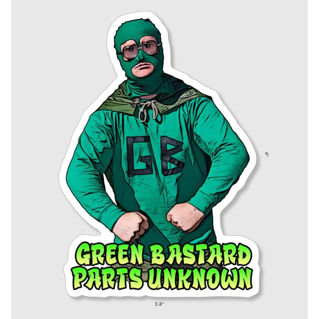 Trailer Park Boys Green Bastard Sticker | Officially Licensed Trailer Park Boys Sticker | Trailer Park Boys Green Bastard Bubbles Sticker - Ottos Grotto :: Stickers For Your Stuff