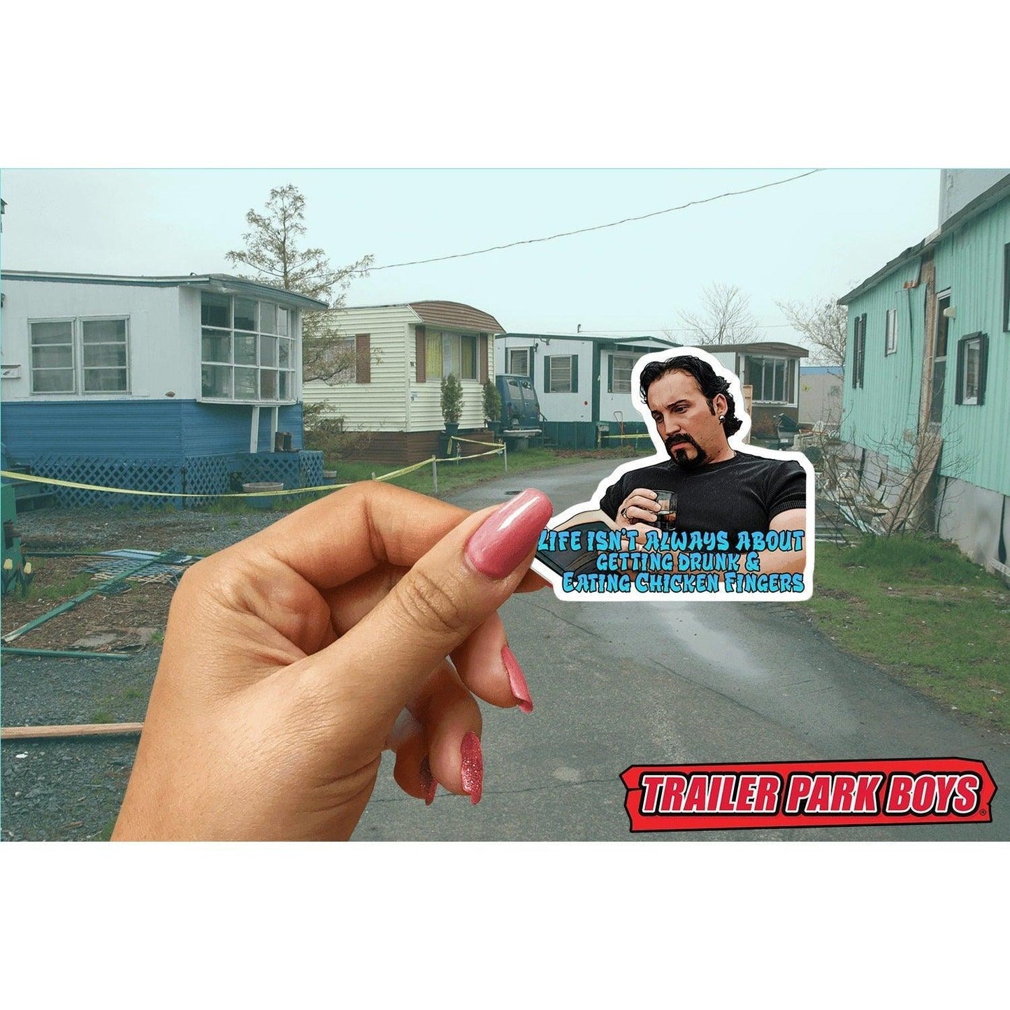Trailer Park Boys® (2 Pack Stickers) Featuring Julian and Ricky | Officially Licensed Trailer Park Boys Sticker | Julian Sticker - Ottos Grotto :: Stickers For Your Stuff