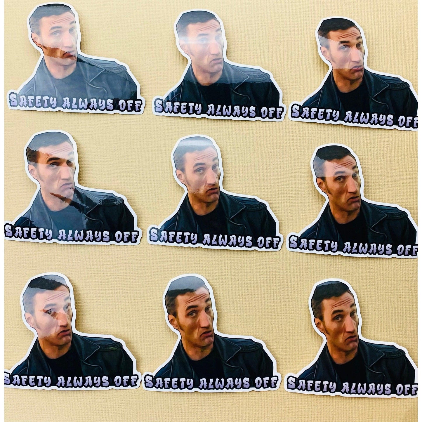 Trailer Park Boys Cyrus Sticker | Officially Licensed Trailer Park Boys Sticker | Cyrus Sticker Trailer Park Boys Merch | Safety Always Off - Ottos Grotto :: Stickers For Your Stuff
