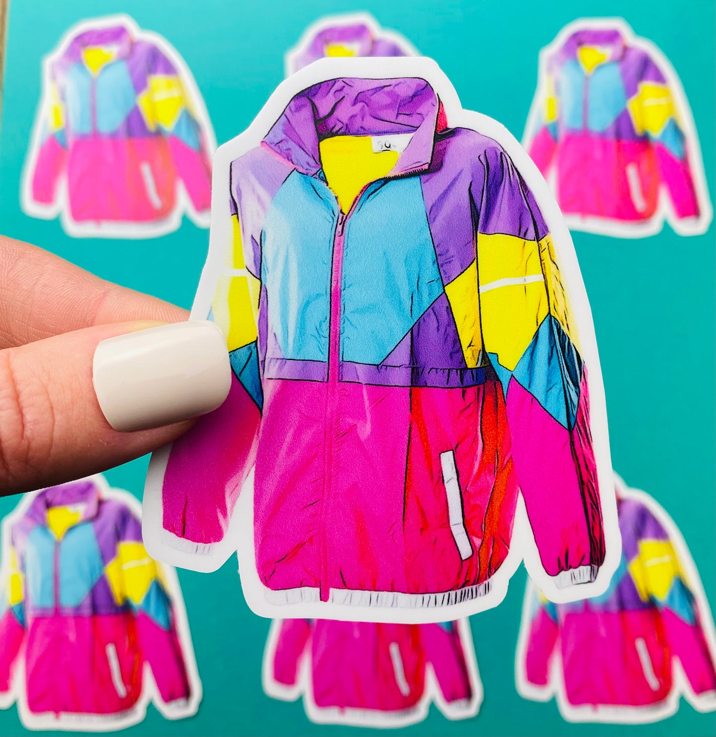 90s Windbreaker Sticker
