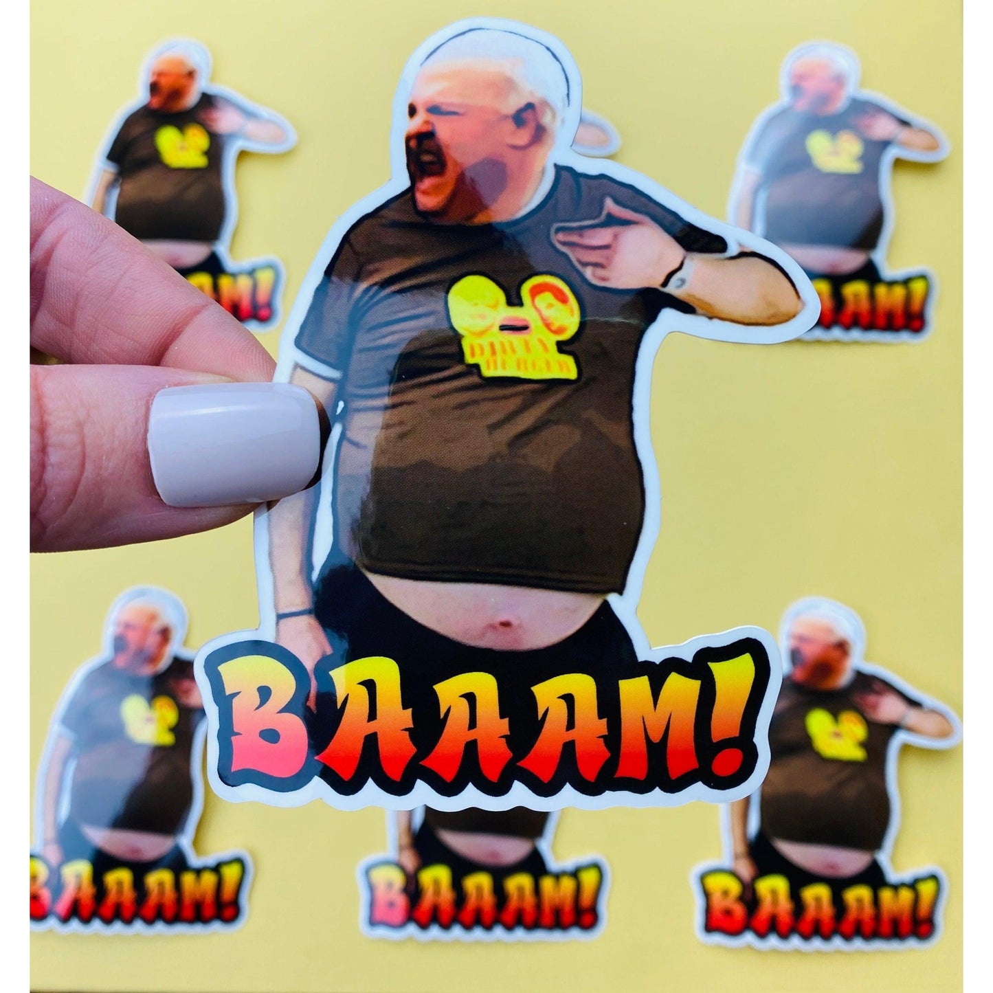 Trailer Park Boys Dirty Burger Sticker | Officially Licensed Trailer Park Boys Sticker | Phil Collins Bam Sticker for Men - Ottos Grotto :: Stickers For Your Stuff