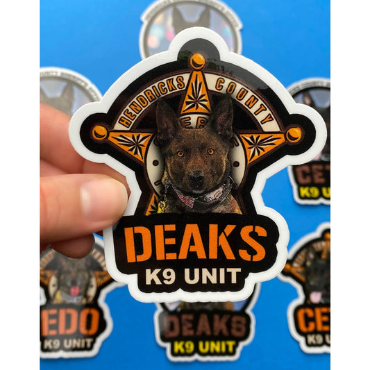 K9 Stickers - Custom K9 Unit Stickers for K9 Unit, SAR, Police Dog, Law Enforcement & Working Dogs