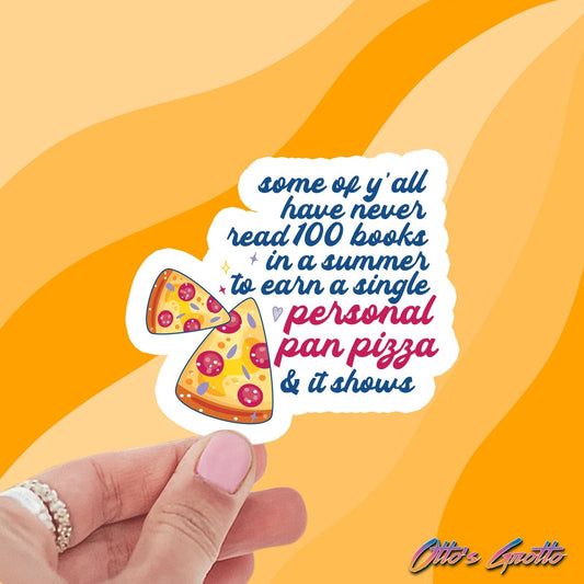 Eighties Personal Pan Pizza Sticker