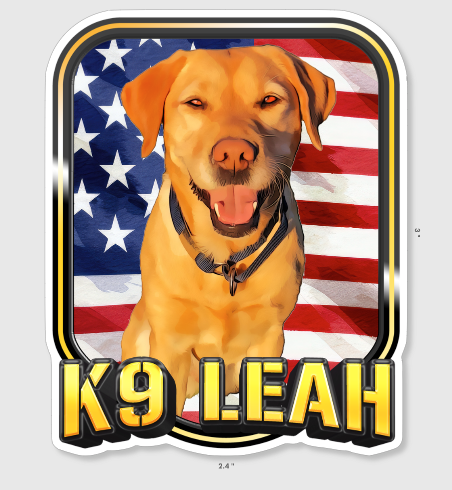 K9 Stickers - Custom K9 Unit Stickers for K9 Unit, SAR, Police Dog, Law Enforcement & Working Dogs