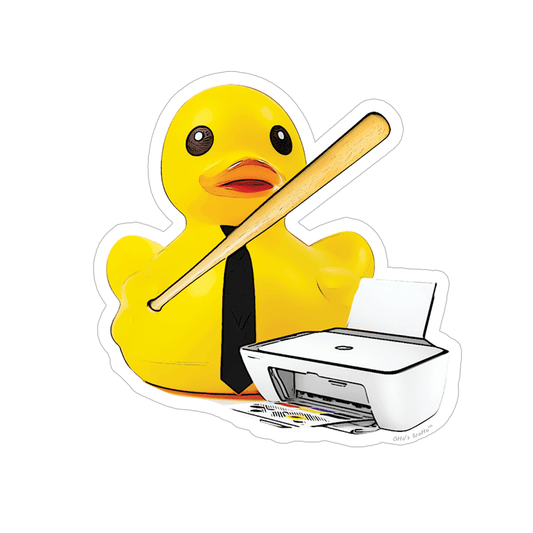 Office Duck Sticker
