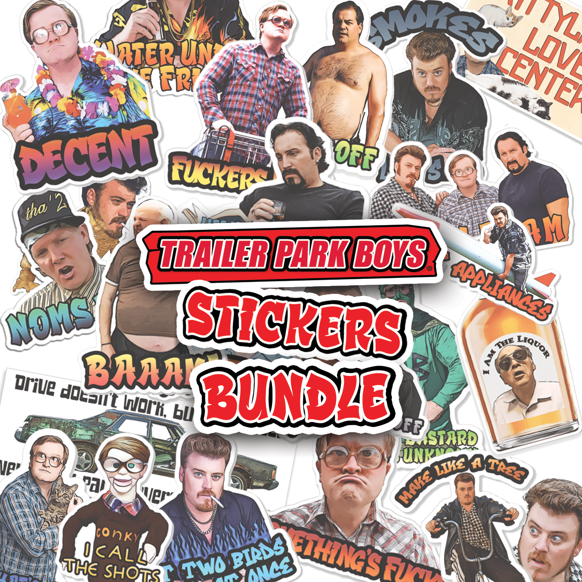 Trailer Park Boys - Sticker Bundle - The Complete Set – Ottos Grotto ...