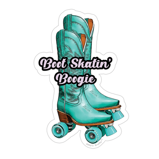 Cowboy Boot Boogie Sticker