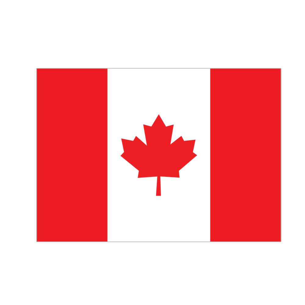 Canadian Flag Sticker