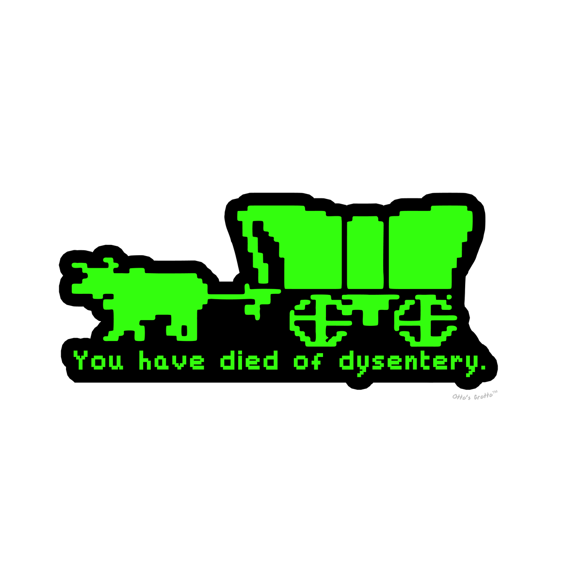 Trl Sticker Oregon Trail Sticker Eighties Sticker 1980s Sticker Retro Gaming Stick ...