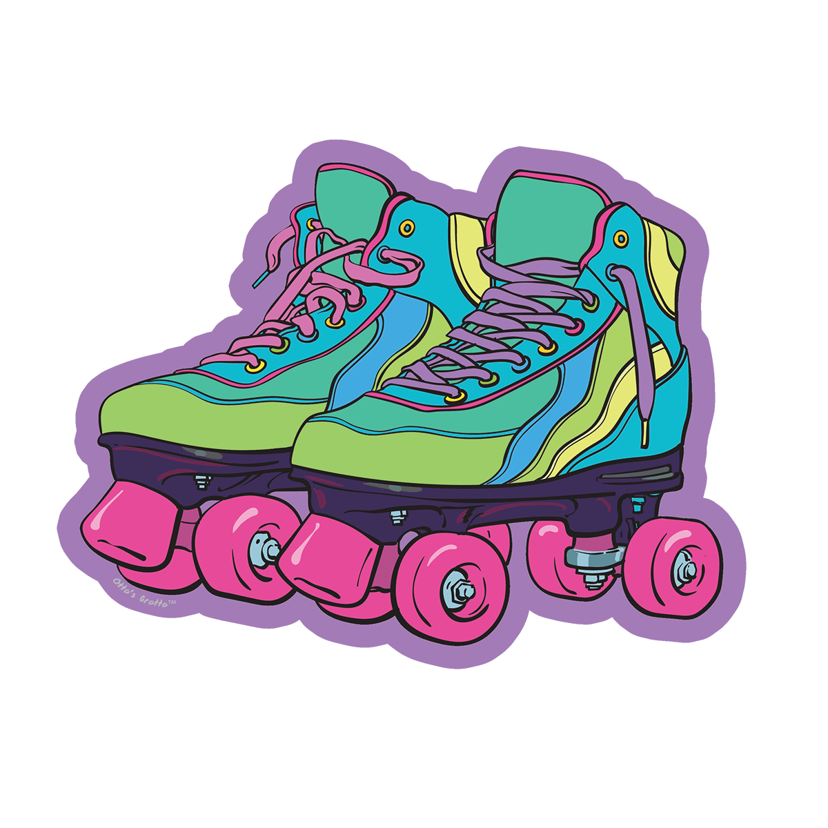 90s Roller Skate sticker