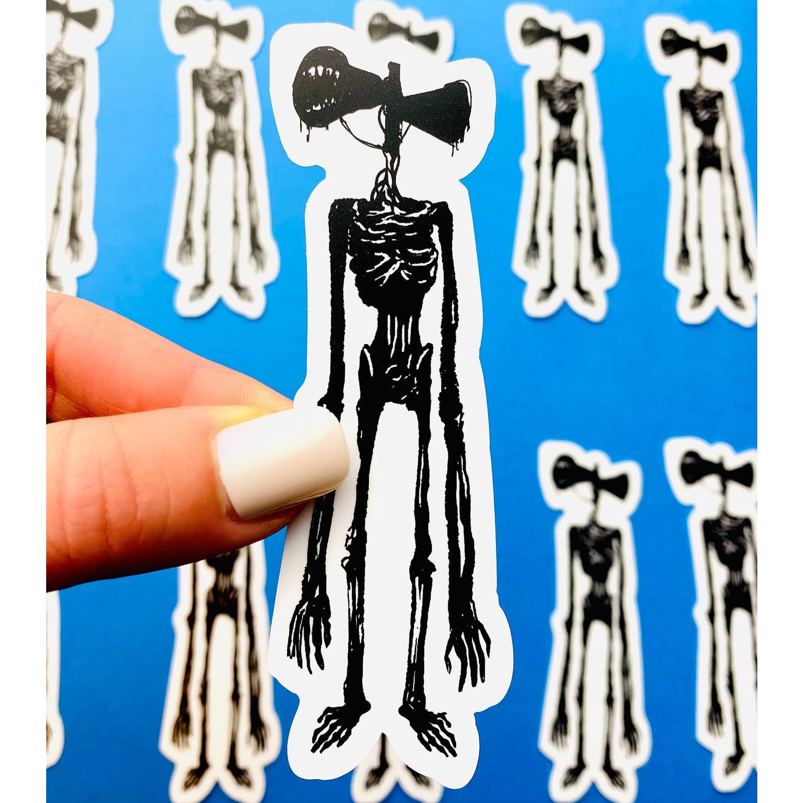 Sirens Sticker Siren Head Sticker Sirenhead vinyl sticker Creature Monster sticker ...