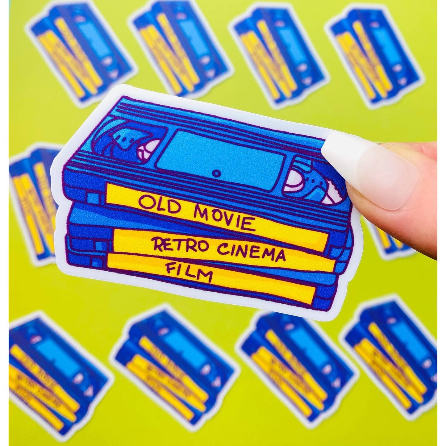 Retro Rewind Sticker Eighties Sticker 90s Throwback Edition