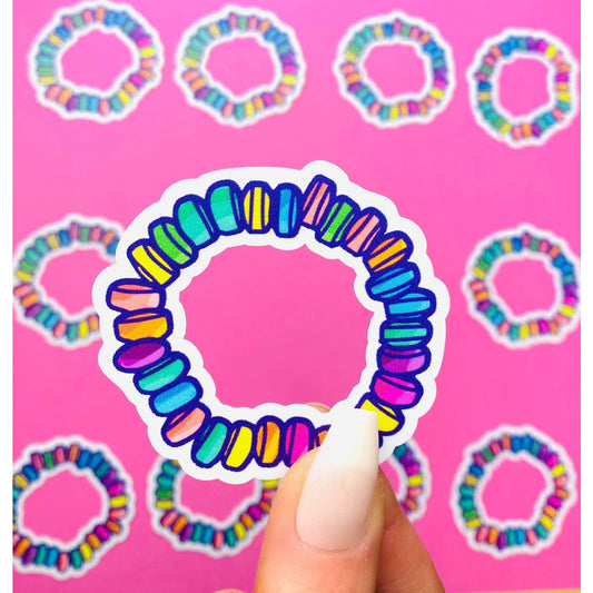 Candy Bracelet Sticker Candy Jewelry for 1980s 1990s Aesthetic Nineties Kids | Candy Necklace