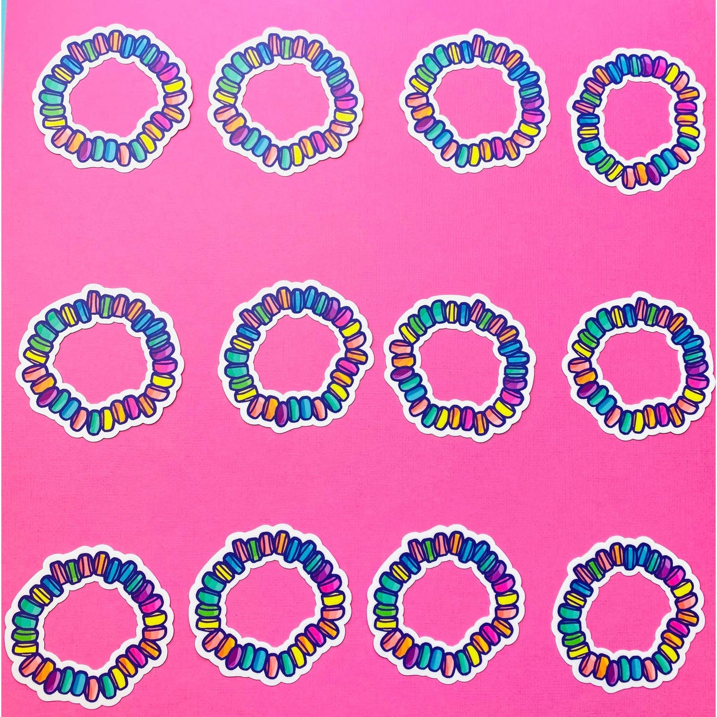 Candy Bracelet Sticker Candy Jewelry for 1980s 1990s Aesthetic Nineties Kids | Candy Necklace