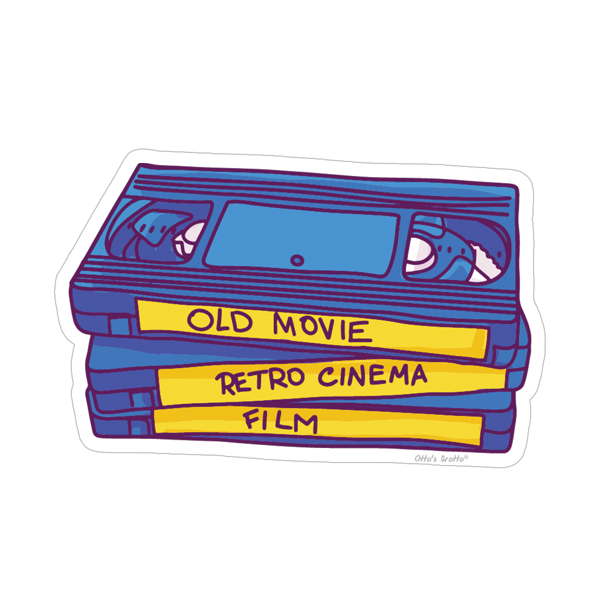 Retro Rewind Sticker Eighties Sticker 90s Throwback Edition – Ottos ...