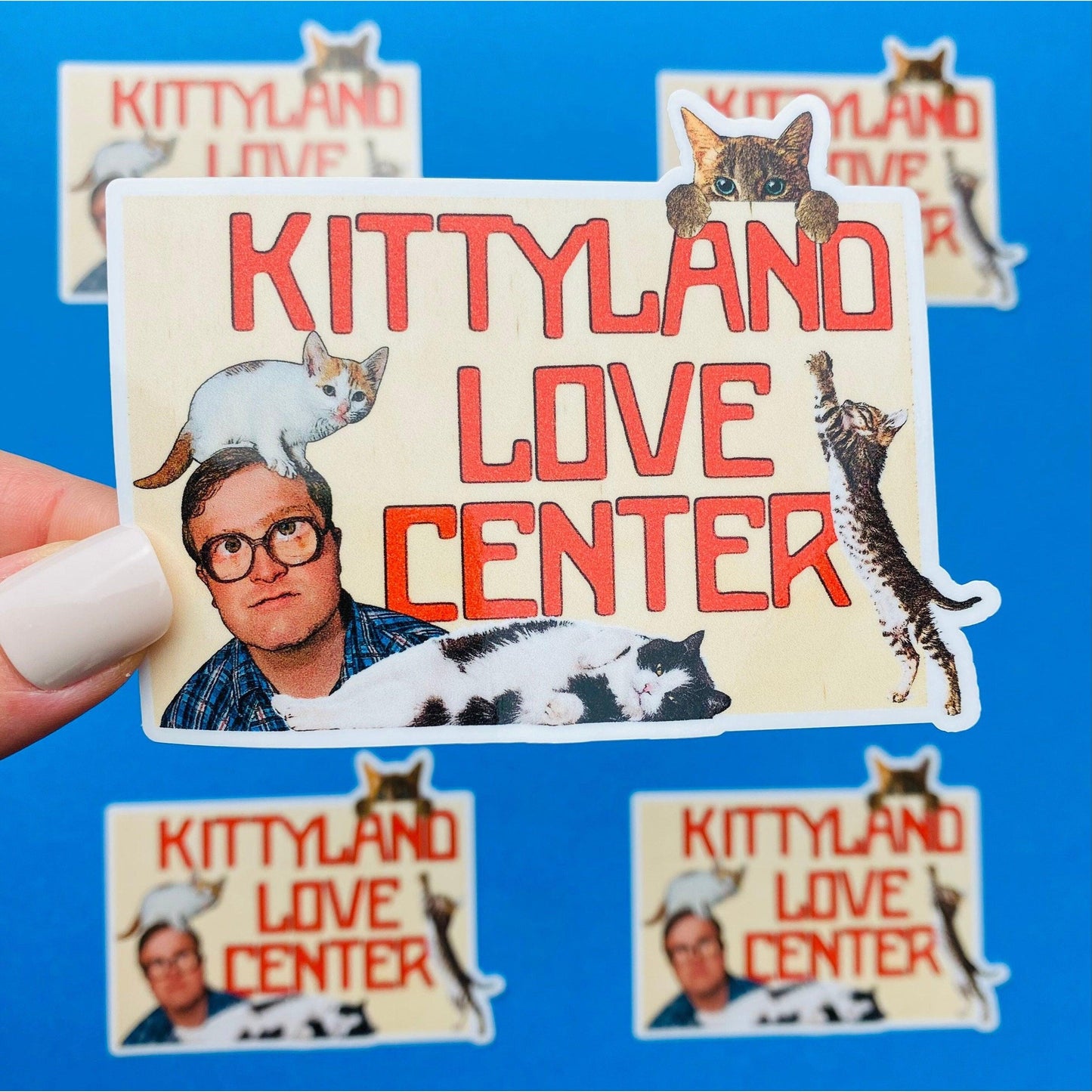 Trailer Park Boys Kittyland Love Center Sticker | Officially Licensed Bubbles Sticker | Trailer Park Boys Funny Cat Sticker - Ottos Grotto :: Stickers For Your Stuff