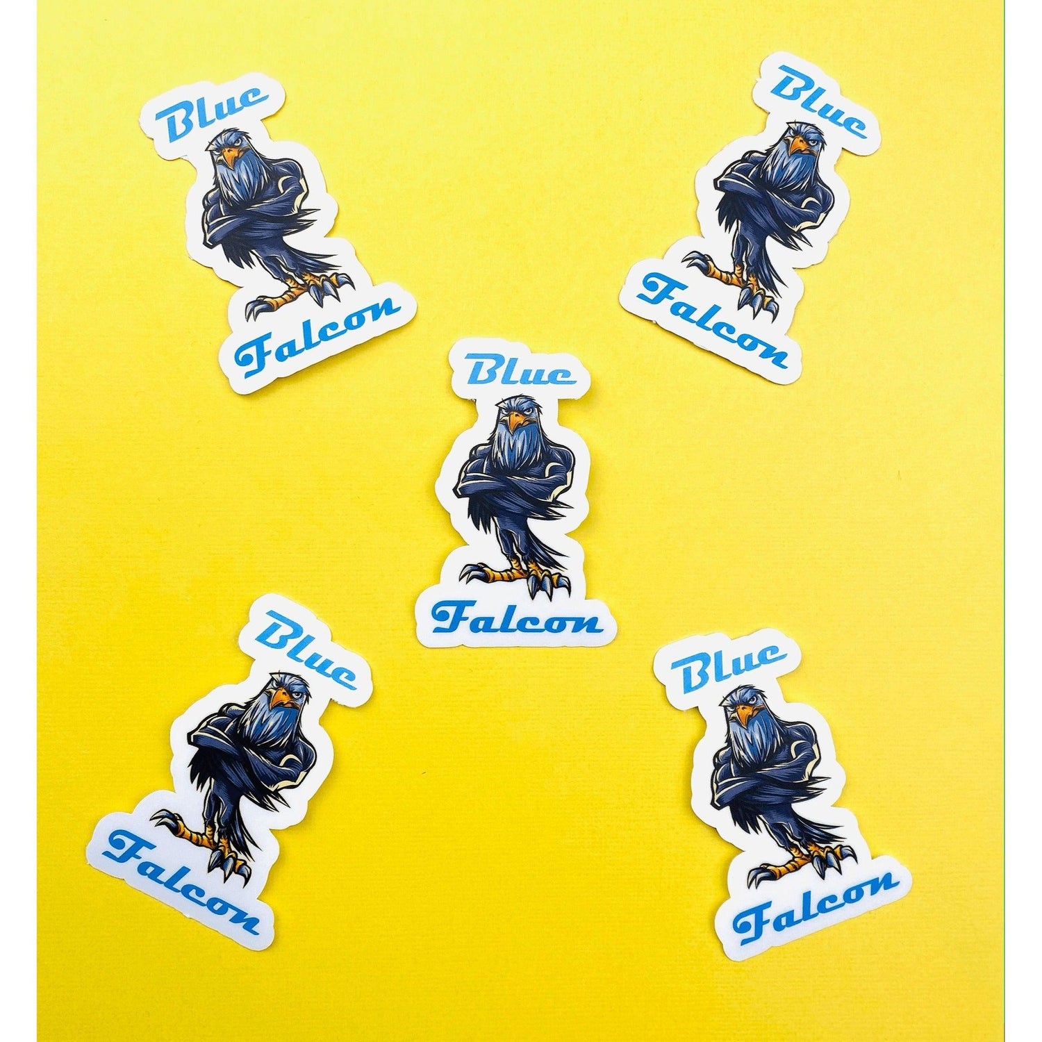 Blue Falcon Sticker for Police Law Enforcement Military Buddy - Ottos Grotto :: Stickers For Your Stuff
