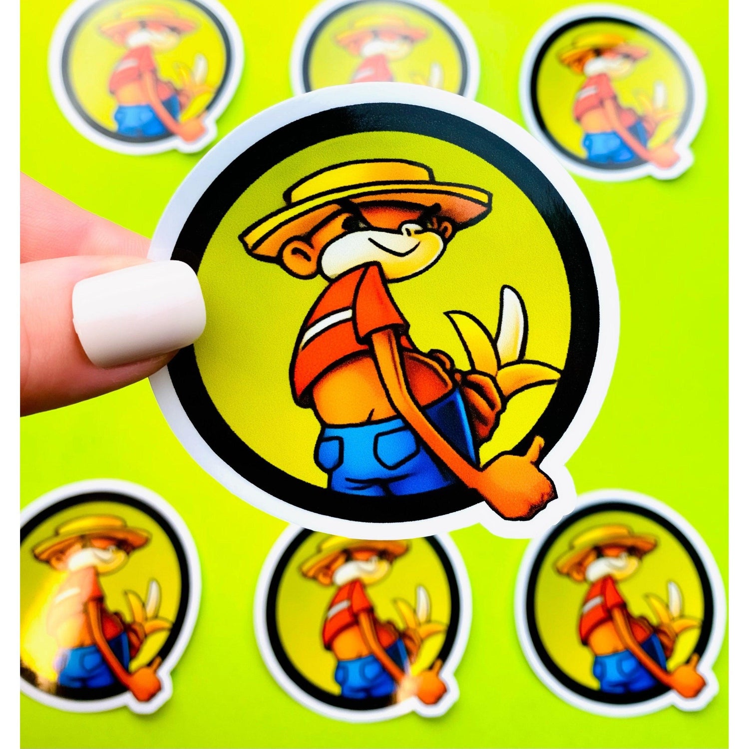 Super Troopers Sticker Johnny Chimpo | Officially Licensed Super Troopers | Funny Highway Patrol Police Officer Sticker Police Humor - Ottos Grotto :: Stickers For Your Stuff