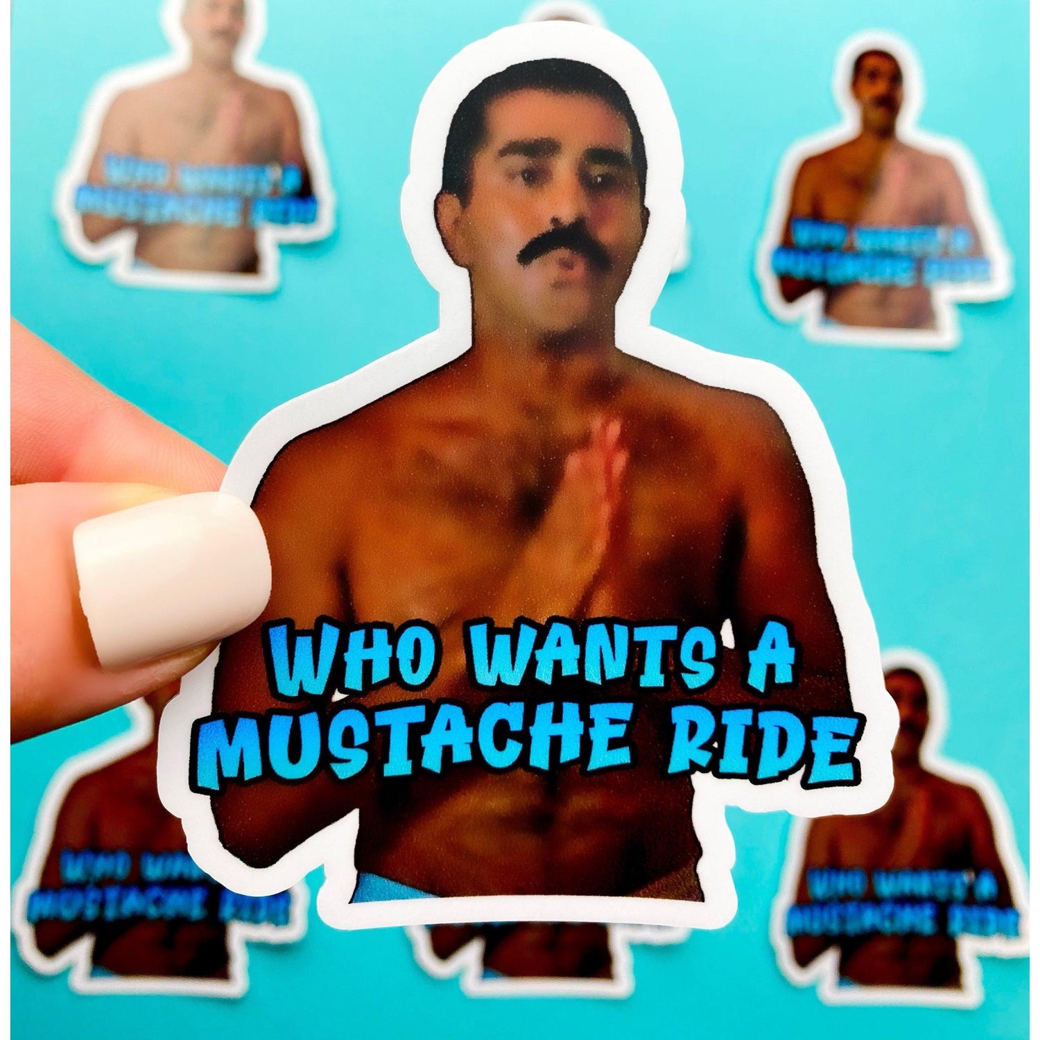 Super Troopers Ramathorn Sticker Mustache Ride | Officially Licensed Super Troopers | Funny Highway Patrol Police Officer Sticker Police - Ottos Grotto :: Stickers For Your Stuff