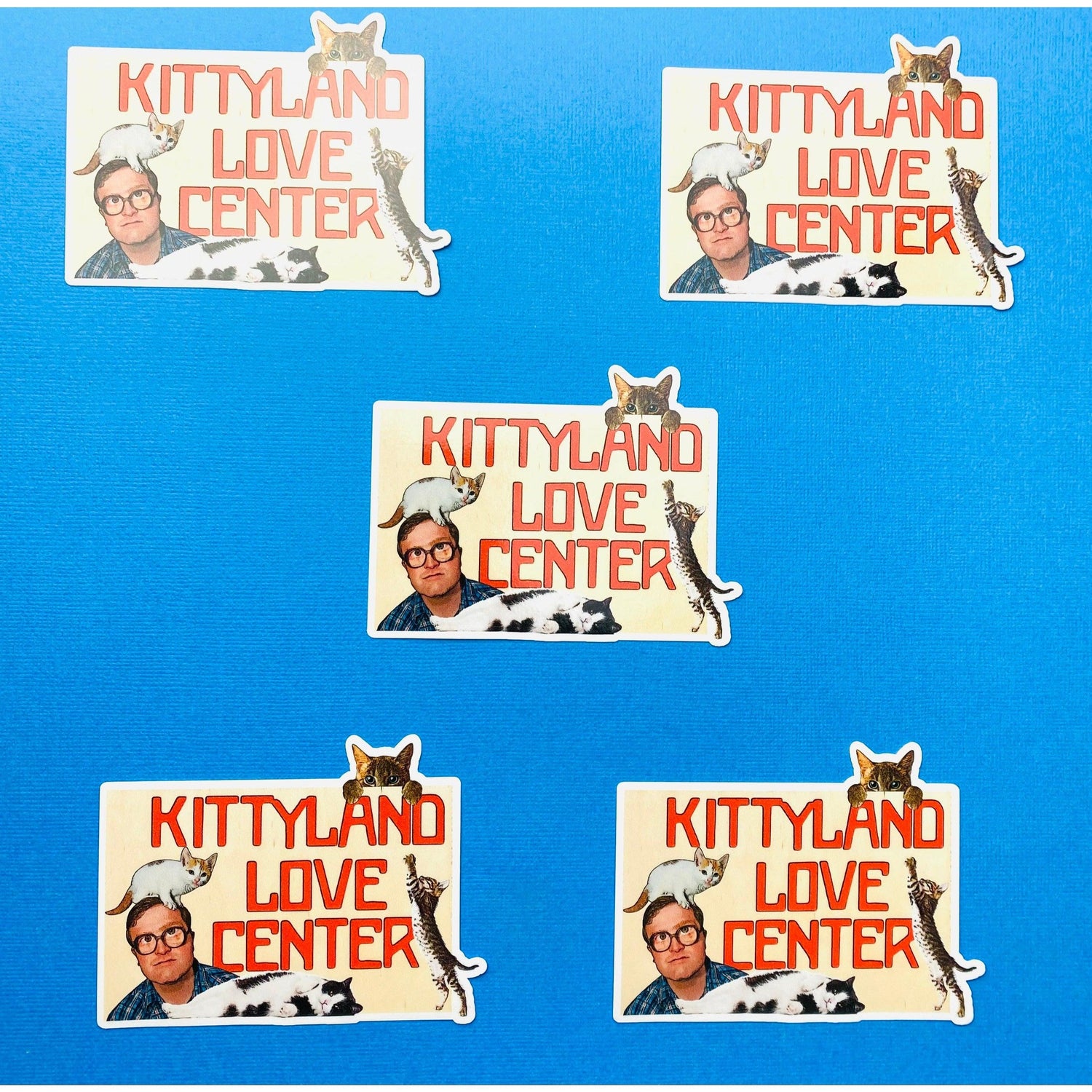 Trailer Park Boys Kittyland Love Center Sticker | Officially Licensed Bubbles Sticker | Trailer Park Boys Funny Cat Sticker - Ottos Grotto :: Stickers For Your Stuff