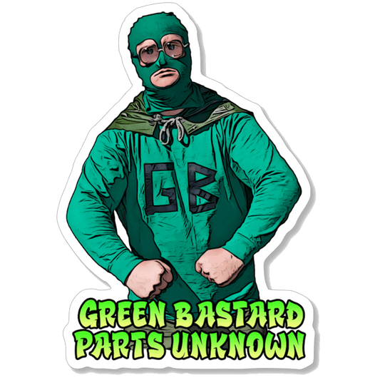 Trailer Park Boys Green Bastard Sticker | Officially Licensed Trailer Park Boys Sticker | Trailer Park Boys Green Bastard Bubbles Sticker - Ottos Grotto :: Stickers For Your Stuff