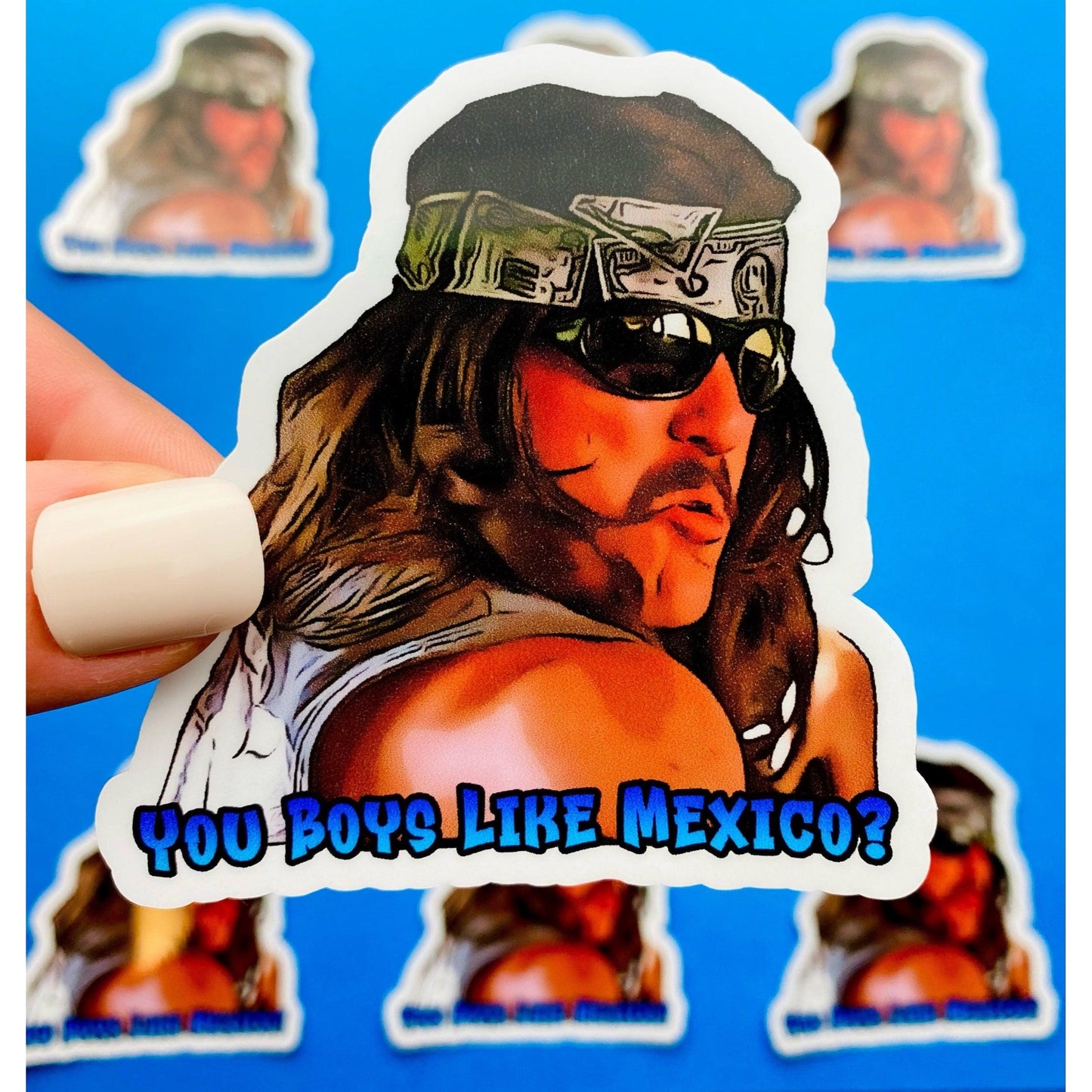 Super Troopers Mac Sticker You Boys Like Mexico?  | Officially Licensed Super Troopers | Funny Highway Patrol Police Officer Sticker Police - Ottos Grotto :: Stickers For Your Stuff