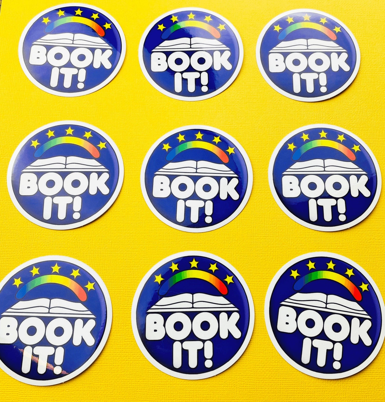 Eighties Kids Sticker Book It! designs from the 1980s Retro Reading Vintage Nostalgia Eighties Nineties Stickers - Ottos Grotto :: Stickers For Your Stuff