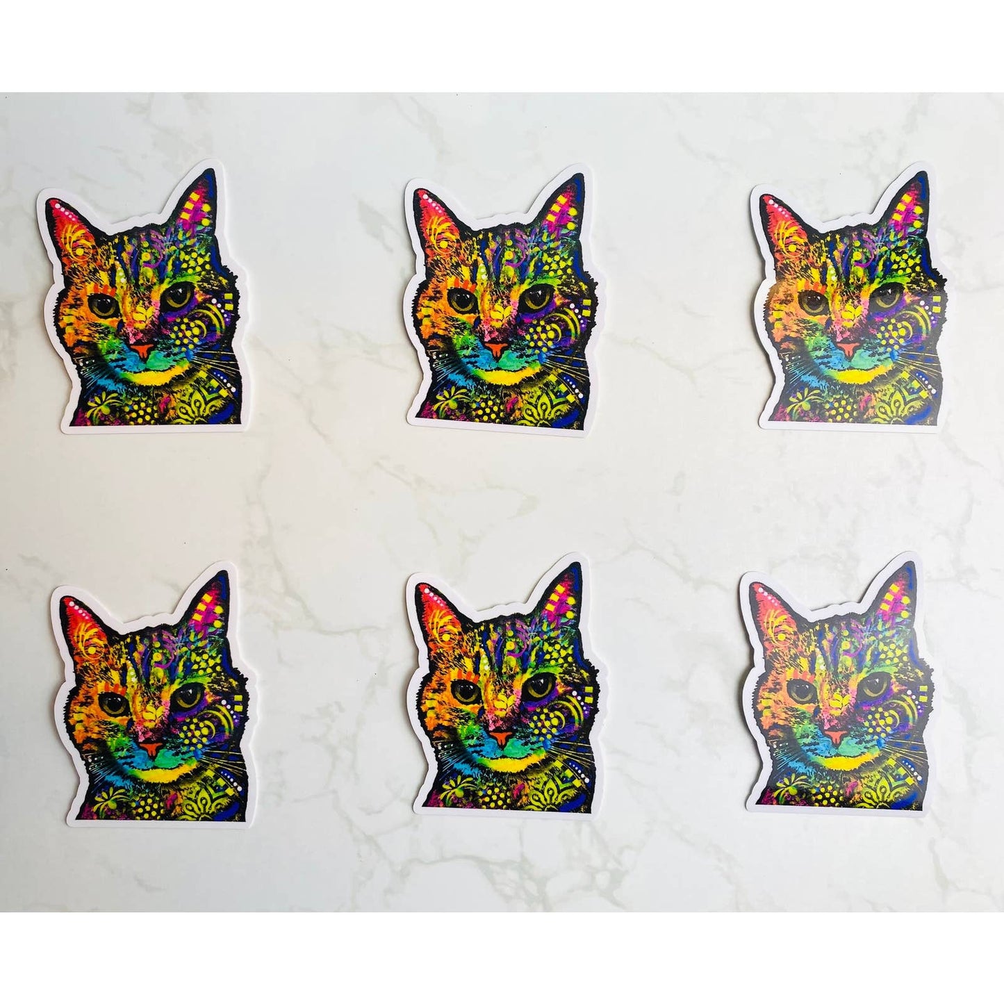 Officially Licensed Dean Russo Cat Stickers