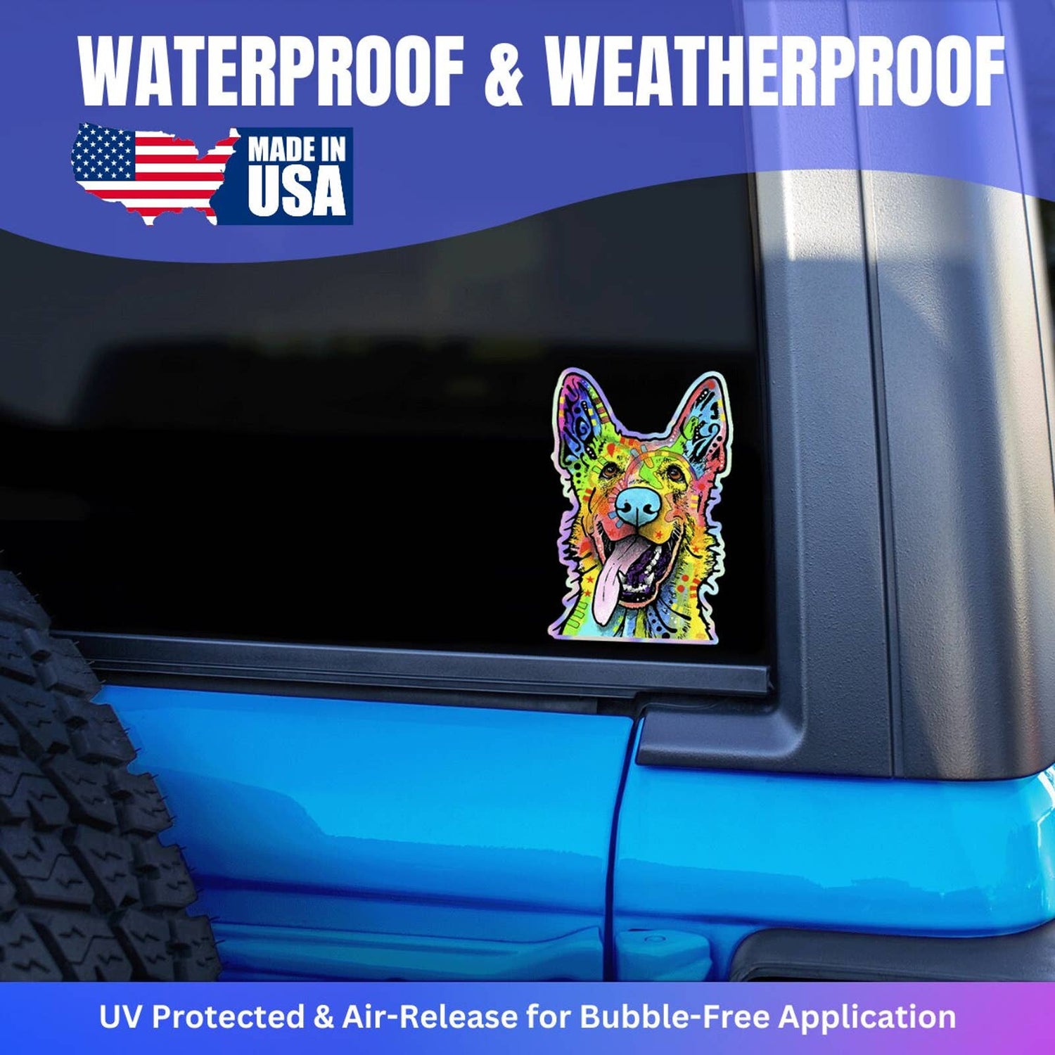 Gsd Sticker German Shepherd Car Decal
